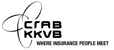 Logo de CRAB KKV, avec le texte « WHERE INSURANCE PEOPLE MEET ».